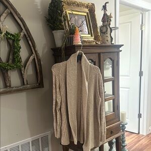 Cozy Beige Knit Cardigan